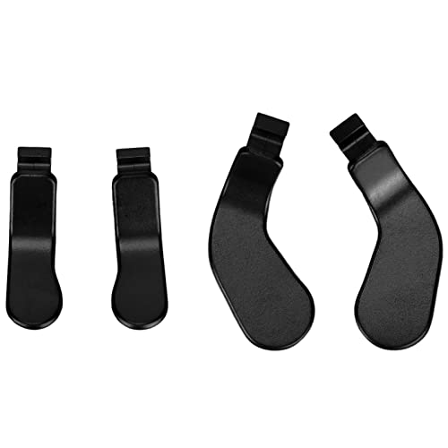 4PCS Controller Paddles, Edelstahl Controller Paddles Ersatz Controller Teile für One Elite Controller Serie 2 Modell 1797(Schwarz) von ciciglow