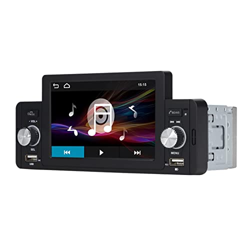 5-Zoll-Auto-MP5-Player, HD-Single-Din-Autoradio-Handy-Interconnect-Player Bluetooth 5.1 Multifunktionaler Tragbarer Player von ciciglow