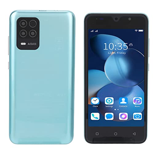 8Pro Smartphone, 5-Zoll-Handys ohne Sperre, RAM 512MB ROM 4 GB, Dual Card Dual Standby, Gesichtserkennung, 2200-mAh-Akku-Handy für Android(Grün) von ciciglow