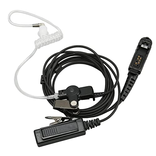 Air Acoustic Tube Ohrhörer, 2-Wege-Radio Walkie Talkie Ohrhörer mit PTT für DEP550 DEP570 DP2000 DP2400 DP2600 Tetra MTP3100 Tetra MTP3200 Tetra MTP3250 von ciciglow