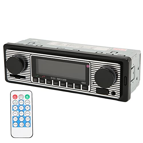 ciciglow Auto-Bluetooth-MP3-Player, FM 87,5-108 MHz, Multifunktions-Radio, Freisprechen, Sprachnavigation, Klarer Sound, Autoradio, WAV-AUX-Eingang von ciciglow