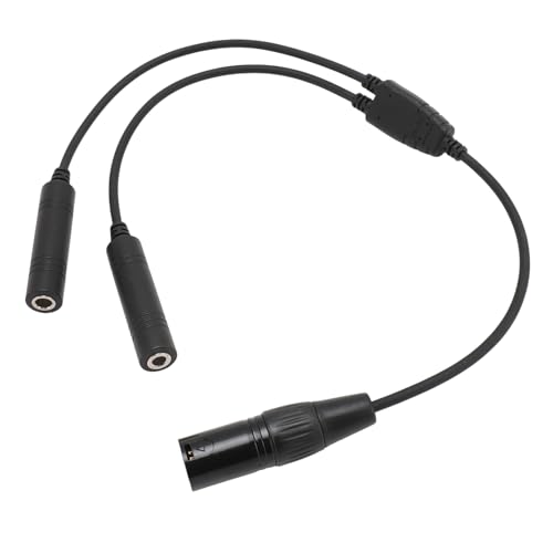 ciciglow Aviation Headset-Adapter, GA Dual Plug auf für 5 Pin XLR, Kompatibel mit den meisten Aviation-Kopfhörern, Plug-and-Play, Schwarz, 1 Stück ciciglow Aviation Headset-Adapter, GA Dual Plug auf für 5 Pin XLR, Kompatibel mit den meisten Aviation-Kopfhörern, Plug-and-Play, Schwarz, 1 Stück von ciciglow
