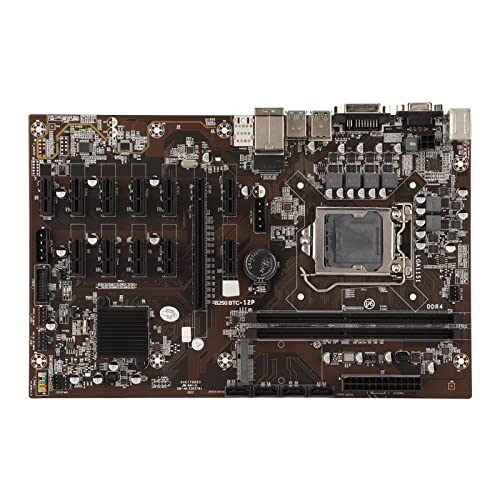 B250 BTC 12P Mining Motherboard, 12 USB3.0 zu PCIE Ports LGA1151 Schnittstelle Dual Channel 2 DDR4 DIMM PC Motherboard, Maximale Unterstützung 16G B250 BTC 12P Mining Motherboard, 12 USB3.0 zu PCIE Ports LGA1151 Schnittstelle Dual Channel 2 DDR4 DIMM PC Motherboard, Maximale Unterstützung 16G von ciciglow