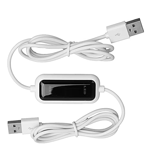 Datenübertragungskabel, PC zu PC USB2.0 zu USB2.0 Kabel Stecker auf Stecker mit 480Mb/s für Desktop-Laptop Kompatibel mit Windows Vista von ciciglow