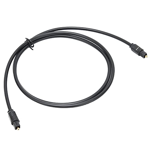 Digitales Optisches Audiokabel, 1m TosLink Stecker auf Stecker Kabel OD4.0 PVC Digital Optical Fiber Audio Cord Line von ciciglow