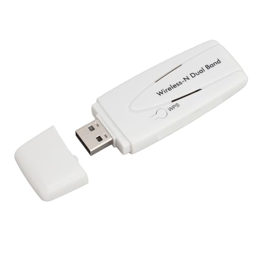 Dualband-WLAN-Adapter, 300 Mbit/s WLAN-Adapter für Ralink RT3572 Chipsatz USB-WLAN-Adapter 2,4 G 5,8 G Dualfrequenz von ciciglow