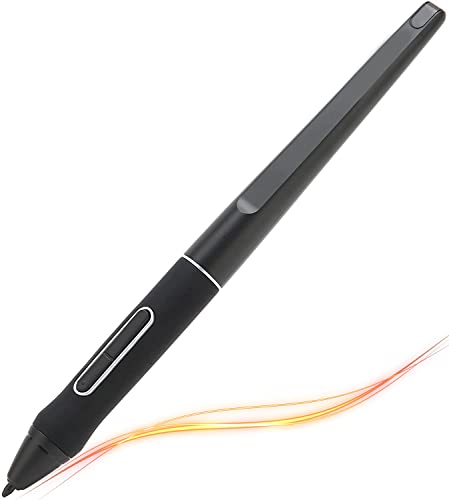 Eingabestift, PW507 Tragbarer Touchscreen Eingabestift 8192 Level Hochempfindlicher Digitaler Tabletstift Schwarz für HUION Tablet Kamvas Pro 12/13/16/Kamvas 16/20(Batteriefrei) von ciciglow