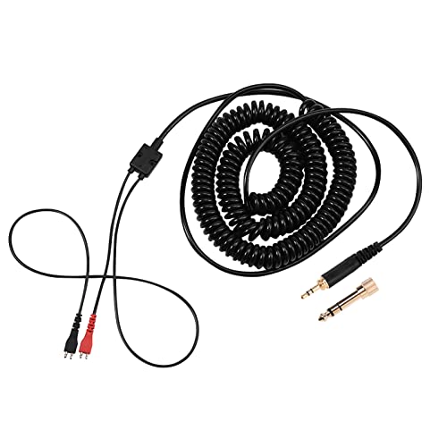 Ersatz-Spiralkabel für Sennheiser HD-Kopfhörer: Robuster Federdraht für HD25/560/540/480/430 – High-Definition-Audioübertragung – Vermeidet Störungen – Bequem zu Verstauen – 2 M von ciciglow