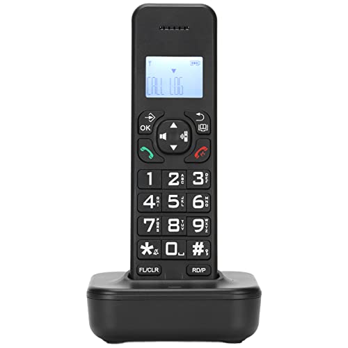 Erweiterbares Schnurloses Telefon, Digitales Schnurloses Handtelefon, Freisprechfunktion, Telefonanrufsperre, Anrufer-ID-Ansager für das Büro zu Hause(#1) von ciciglow