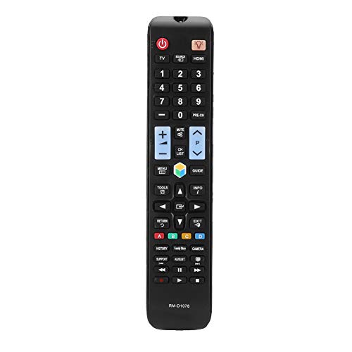 Fernbedienung, Ersatz-Universal-Fernbedienung, Schwarz, Kompatibel für Samsung RM-D1078-TV-Remote, Alle LCD-LED-HDTV-Smart-TV-Modelle von ciciglow