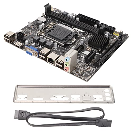 H61M Motherboard, 1155 Pin Quad Dual Channel DDR3 Speichersteckplätze VGA HD PCI-E 1X Multimedia Interface PC Motherboard von ciciglow