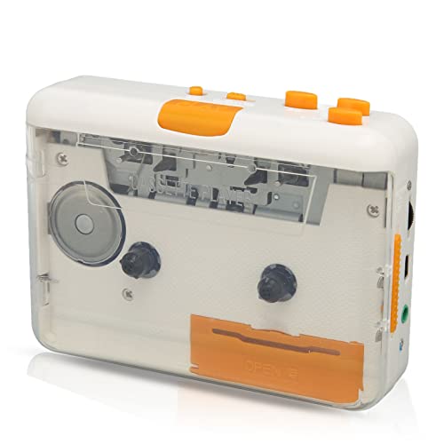 Kassettenspieler, Kassette zu MP3 Konvertierer, tragbarer Audiokassettenspieler Walkman, wandelt Kassetten und Bänder über USB in MP3/CD um von ciciglow