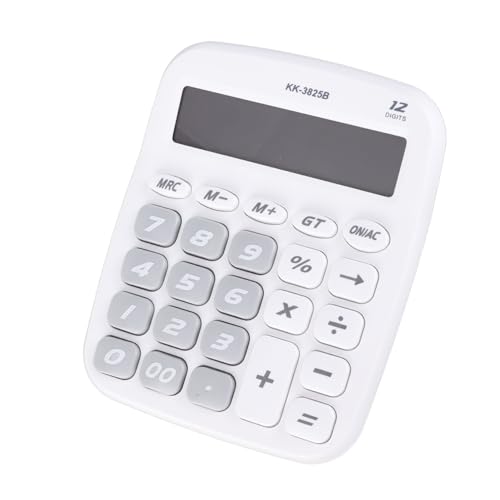 Kompakter Taschenrechner, Kunststoffgehäuse mit Transparentem Bildschirm, Elektronischer Mehrzweckrechner für das Büro zu Hause (#1) von ciciglow