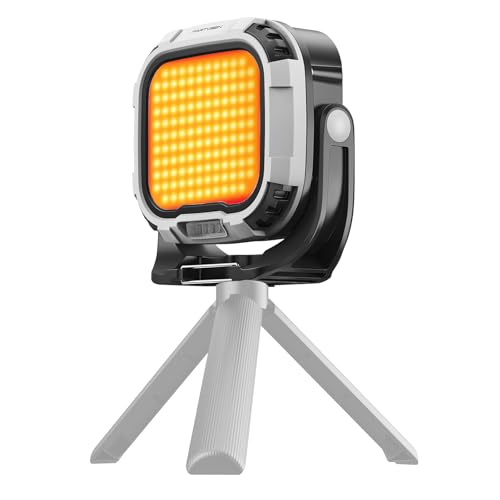 LED-Fülllicht, 2700 K–6500 K, Dimmbares Kamera-Videolicht, 5400 MAh, Tragbare LED-Fülllampe mit 136 Perlen, 1/4 Zoll Schraubenloch, Magnetische Anziehung von ciciglow