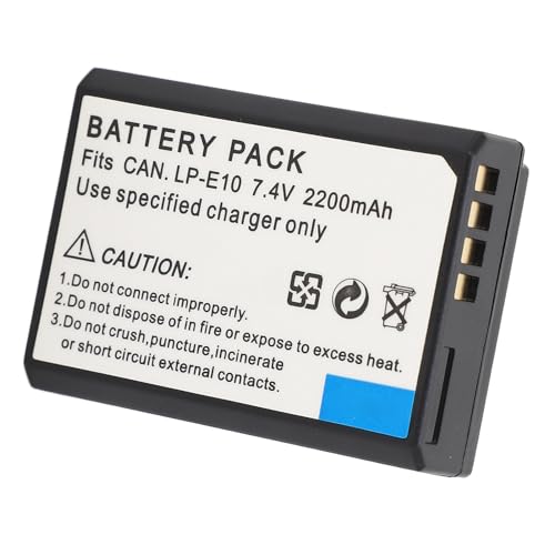 LP E10-Akku, Digitalkamera-Akku 7,4 V Lithium-Ionen-ABS-PC für 760D von ciciglow