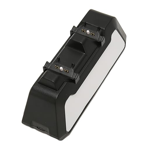 Ladestation für PS5-Controller – Schnellladestation für Zwei Controller mit Ladeanzeige – Schwarz von ciciglow