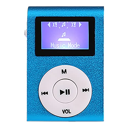 MP3-Musik-Player, Tragbarer -Musik-Player mit Metallgehäuse für Studenten, Sport, Laufen, Blau von ciciglow