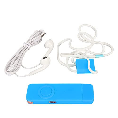 MP3-Player, 8 GB Speicher, Erweiterbar, USB-Flash-Laufwerk, Unterstützt OTG HiFi, Verlustfreier Sound, Tragbarer Musik-Player (Blau) von ciciglow
