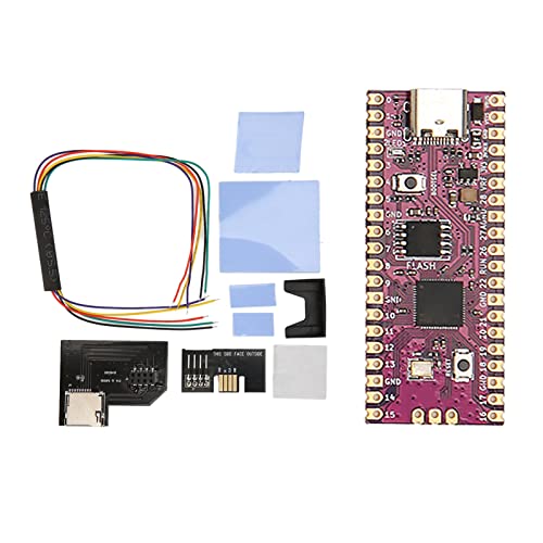 Mikrocontroller-Board für Raspberry Pi Pico RP2040, Dual Core ARM Cortex M0 + Prozessor Flexibles Mikrocontroller-Modul mit SD2SP2 Pro Micro-Speicherkartenadapter von ciciglow
