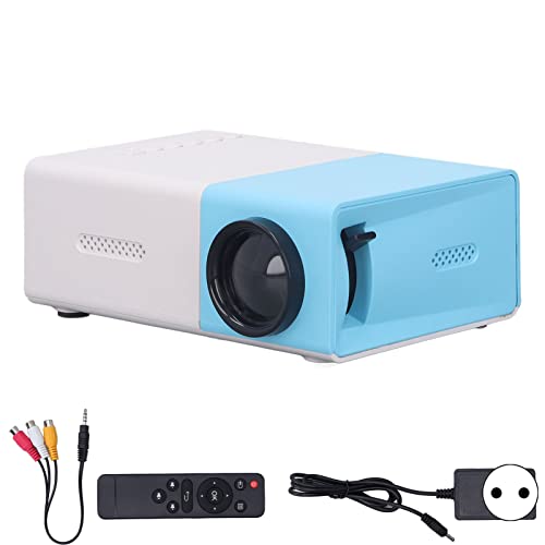 Mini-Projektor, Outdoor-Filmprojektor 1080P HD Eingebauter Lautsprecher, Tragbarer Mini-Projektor mit Diffuser Reflexion für Spielfilme 100‑240 V von ciciglow