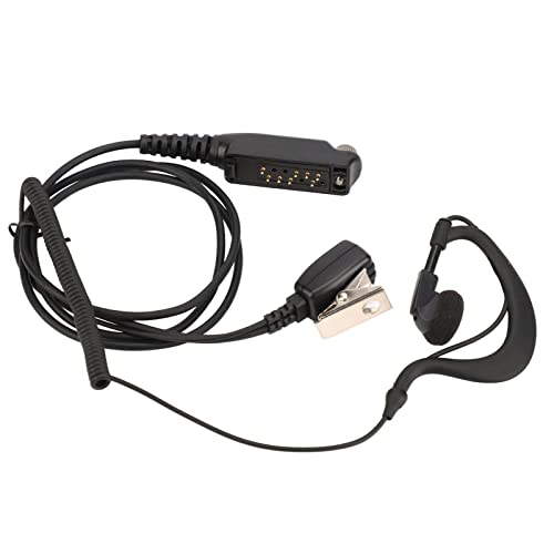 Ohrhörer für Sepura Walkie Talkie, G-förmiges Headset-Mikrofon PTT Freisprech-Walkie-Talkie-Headset mit Mikrofon für Sepura STP8000 STP8030 STP8035 STP8038 STP9000 von ciciglow