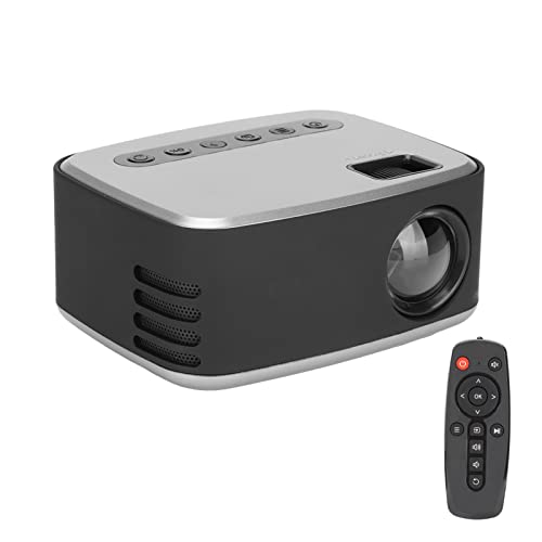 Projektor, 1080P Full HD Tragbarer Videoprojektor Outdoor Projektor Filmprojektor für Heimkino Outdoor Filme Kompatibel mit HDMI USB AV Laptop Smartphone(#1) von ciciglow