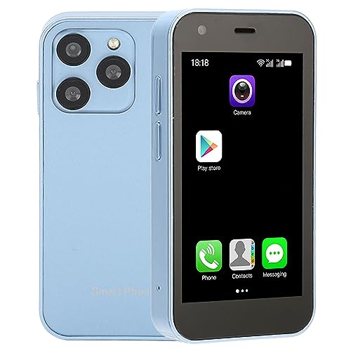 SOYES XS15 3G-Smartphone, 3,0-Zoll-Display, 2 GB RAM, 16 GB ROM, Dual-SIM-Handy, 1000 MAh, 0,3 MP + 2 MP Studenten-Taschenhandy (Meerblau) von ciciglow