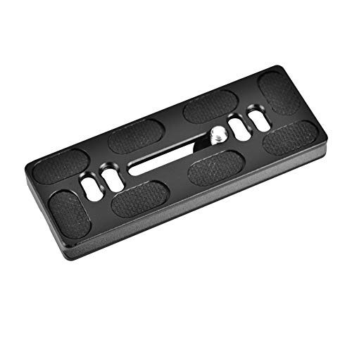 Schnellwechselplatte mit Handschraube, Hochwertiges Legierungsmaterial für Arca Benro Einbeinstativ, Stativ, Kugelkopf, Spiegelreflexkamera (PU100) von ciciglow