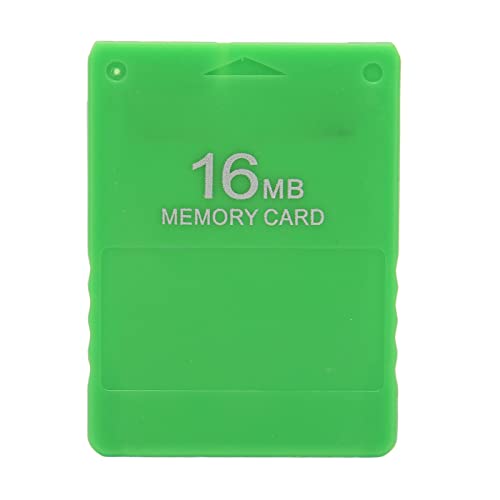 Speicherkarte für, 16 MB Hochgeschwindigkeits-Speicherkarte für Spiele FMCB V1.966 Externe Plug-and-Play-Videospiel-Datenkarte für die 2-Spielekonsole(Grün) von ciciglow