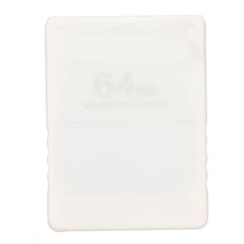 Speicherkarte für, 64 MB Hochgeschwindigkeits-Speicherkarte für Spiele FMCB V1.966 Externe Plug-and-Play-Datenkarte für die 2-Spielekonsole(Weiß) von ciciglow