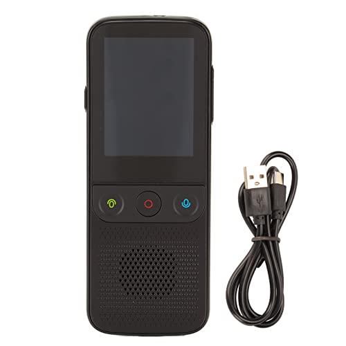 Sprachübersetzergerät, T10 PRO 137 Sprachen Sprachübersetzer Zwei-Wege-Echtzeit-Smart-Übersetzer für Reise-WLAN und Offline-Übersetzung(Schwarz) von ciciglow