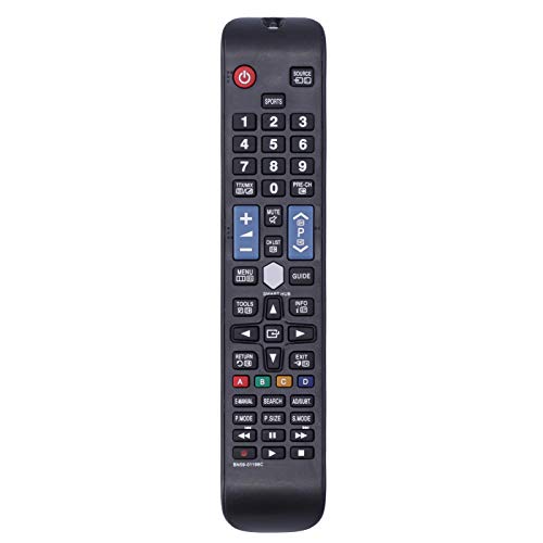 TV-Fernbedienung, BN59‑01198C Ersatz für Fernbedienung Passend für Samsung BN59-01198B BN59-01198A BN59-01198Q BN59-01198U BN59-01198X TV von ciciglow