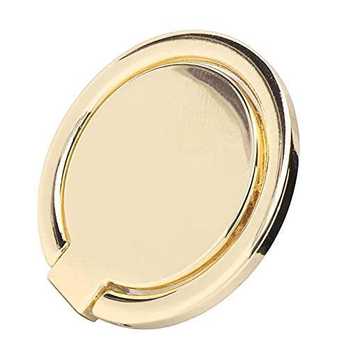 Telefonklingelhalter, Handy-Fingerringgriff 360 Verstellbarer Metall-Telefonhalter Magnetische Autohalterung für Handys und Tablets(Gold) von ciciglow