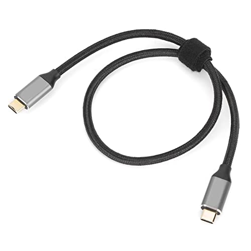 USB C auf USB C Kabel, DC 20V 5A 100W PD Typ C Schnellladekabel USB 3.1 Doppelkopf Stecker Kabel für Handy Tablet Laptop (0,5m) von ciciglow