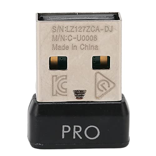 USB-Empfänger, 2,4 GHz Drahtlose Technologie Tragbare USB-Unifying-Empfänger USB-Maus-Adapter für Logitech G Pro Drahtlose Maus von ciciglow