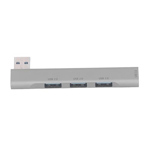 USB-Hub-Dock, 4-Port-USB-Hub, 5 Gbit/s, Hochgeschwindigkeits-USB-Dockingstation, Kompatibel mit USB-Kabel, Flash-Laufwerk, Tastatur, Maus von ciciglow