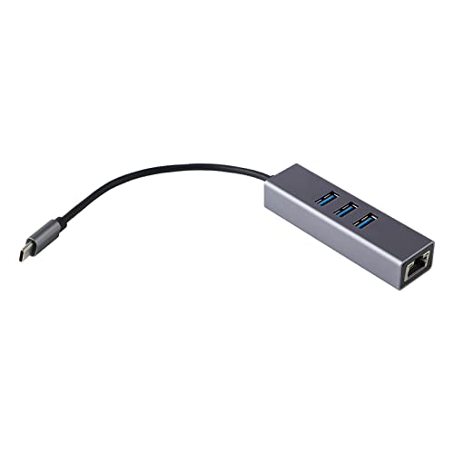 USB-Splitter, Professionell, Schnelle Datenübertragung, USB 3.0 auf RJ45-Hub für Laptop, Mobile Festplatte, Drucker, Kamera von ciciglow