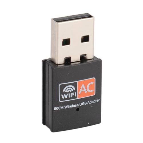 USB-WLAN-Adapter, AC600 USB-WLAN-Dongle 2,4 G 5 G Dualband-Wireless-Netzwerkadapter für PC Nano, Unterstützt 802.11ac für Windows von ciciglow