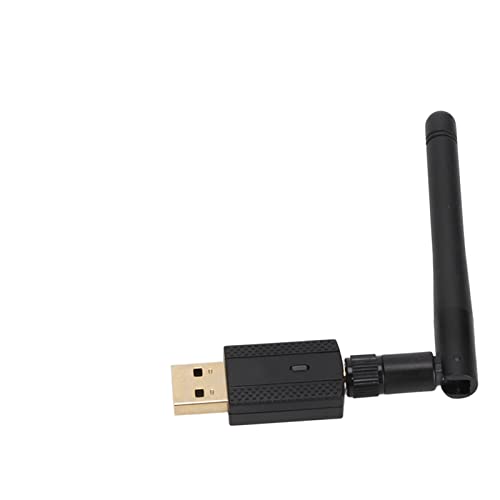 USB-Wireless-Adapter, 2-in-1-Bluetooth-WLAN-Hochgeschwindigkeits-Wireless-Netzwerkadapter für PC-Desktop, mit 2,4-GHz-, 5-GHz-High-Gain-Dualband-Antenne, für XP, für Win7/8.1/10, für IOS, für Linux von ciciglow