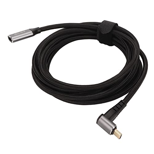 USB auf USB C Kabel 90 Grad, PD100W Typ C 3.1 Stecker auf Buchse Schnellladekabel 4K 60Hz 10Gbps Rechtwinkliges USB C Verlängerungskabel für Steam Deck (300cm) von ciciglow