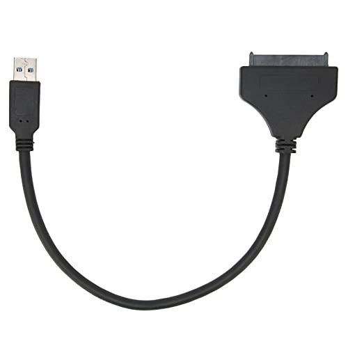 USB-zu-SATA-Adapter, für 2,5-Zoll-7‑15-mm-HDD-SSD USB-zu-SATA-Kabel, 6-Gbit/s-Adapter für Übertragungsgeschwindigkeit mit LED-Anzeige für Windows von ciciglow