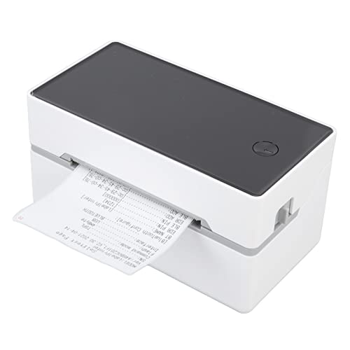 Versandetikettendrucker, Kabelloser Thermischer Hochgeschwindigkeits-Versanddrucker 203 DPI USB-Schnittstelle Kunststoff-Elektronik-Etikettendrucker für Versand-Barcode-Etiketten Home Office(#2) von ciciglow