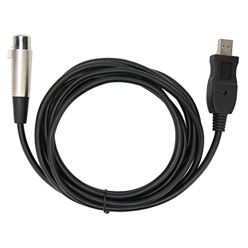 XLR USB Kabel,USB zu XLR Mikrofonkabel,3 Pin USB zu XLR Buchse Mic Link Converter Studio Audio Anschlusskabel Adapter für Karaoke-Gesang/Mikrofonaufnahme XLR USB Kabel,USB zu XLR Mikrofonkabel,3 Pin USB zu XLR Buchse Mic Link Converter Studio Audio Anschlusskabel Adapter für Karaoke-Gesang/Mikrofonaufnahme von ciciglow