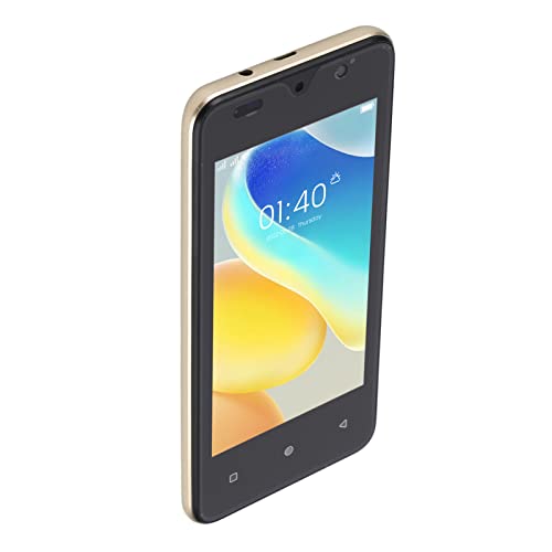 Y53S 4,66-Zoll-HD-Bildschirm, 2 GB RAM, 32 GB Dual-SIM-Telefon, Gesichtserkennung, Ultradünnes Dual-Standby-Smartphone (Gold) von ciciglow
