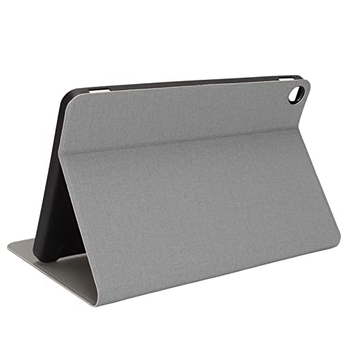 ciciglow 10,4-Zoll-Tablet-Hülle, Ultradünne Tragbare Tablet-Schutzhülle für T40 PRO-Tablet, Verschleißfeste Weiche Ledertasche mit Multifunktionalem Ständer (Grau) von ciciglow