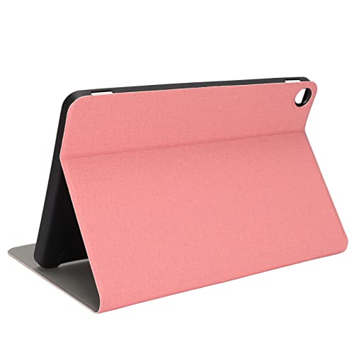 ciciglow 10,4-Zoll-Tablet-Hülle, Ultradünne Tragbare Tablet-Schutzhülle für T40 PRO-Tablet, Verschleißfeste Weiche Ledertasche mit Multifunktionalem Ständer (Rosa) von ciciglow