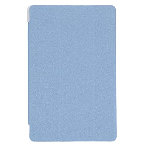 ciciglow 10,4-Zoll-Tablet-Hülle, Ultradünne Tragbare Tablet-Schutzhülle für T40Plus-Tablet, Verschleißfeste Weiche Ledertasche mit Multifunktionalem Ständer (Blau) von ciciglow