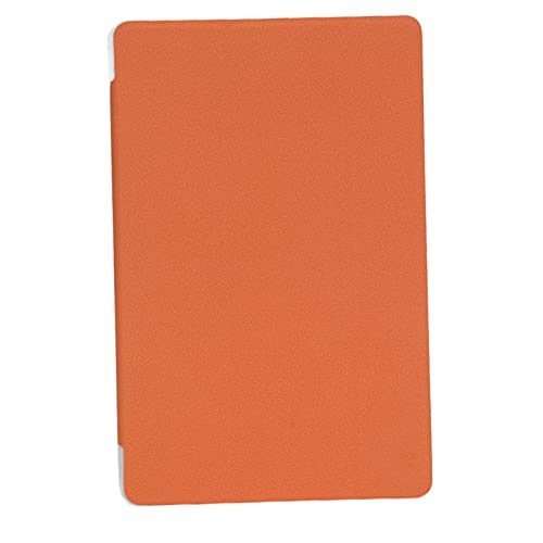 ciciglow 10,4-Zoll-Tablet-Hülle, Ultradünne Tragbare Tablet-Schutzhülle für T40Plus-Tablet, Verschleißfeste Weiche Ledertasche mit Multifunktionalem Ständer (Orange) von ciciglow