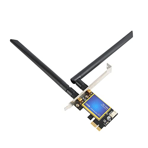 ciciglow 1200 Mbit/s Dualband-PCIE-WLAN-Karte mit Bluetooth 4.0 für Desktop-Wireless-Netzwerkadapter von ciciglow