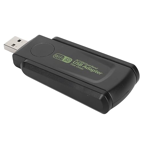 ciciglow 1300 Mbit/s Dualband-USB3.0-WLAN-Adapter mit High-Gain-Antenne, 802.11aC-Standard für PC, fürXP 7 8 8.1 10 von ciciglow